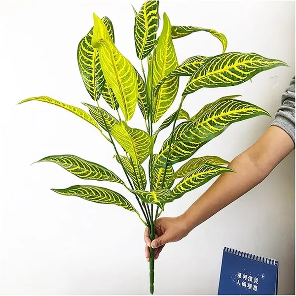 Croton_Petra_Leaf_Plastic_Artificial_Plant_Leaves__|_26_Leaves_without_Pot