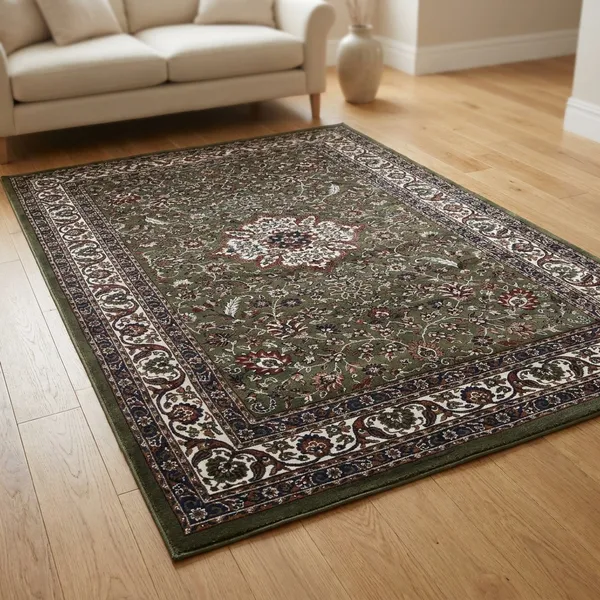 Green_Silk_Touch_Carpet_For_Living_Room_And_Bedroom_(_4_X_6_Feet_)