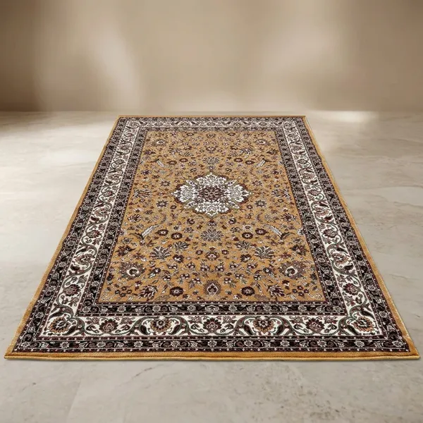 Gold_Silk_Touch_Carpet_For_Living_Room_And_Bedroom_(_4_X_6_Feet_)