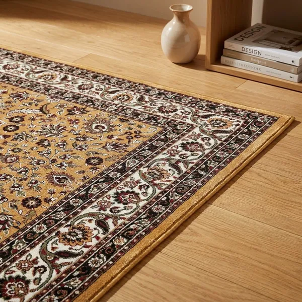 Gold_Silk_Touch_Carpet_For_Living_Room_And_Bedroom_(_4_X_6_Feet_)