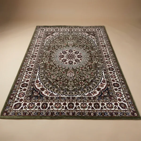 Green_Silk_Touch_Carpet_For_Living_Room_And_Bedroom_(_4_X_6_Feet_)
