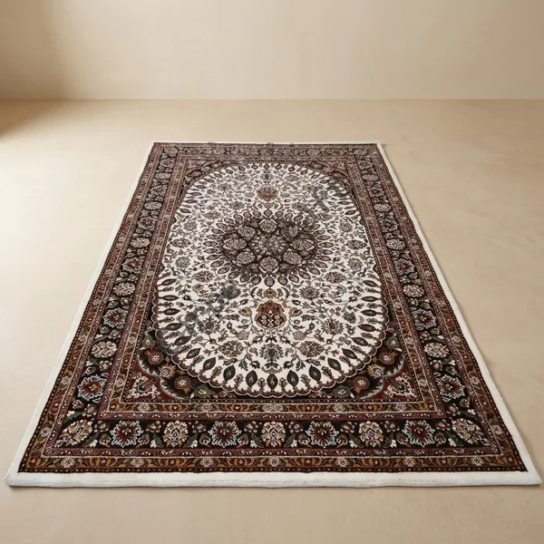 Ivory_Silk_Touch_Carpet_For_Living_Room_And_Bedroom_(_4_X_6_Feet_)