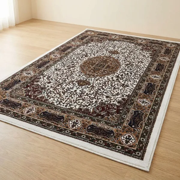 Ivory_Silk_Touch_Carpet_For_Living_Room_And_Bedroom_(_4_X_6_Feet_)