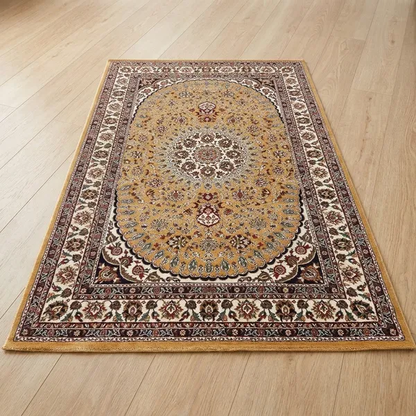 Gold_Silk_Touch_Carpet_For_Living_Room_And_Bedroom_(_4_X_6_Feet_)