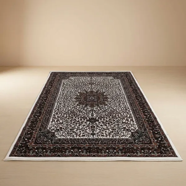 Ivory_Silk_Touch_Carpet_For_Living_Room_And_Bedroom_(_5_X_7_Feet_)