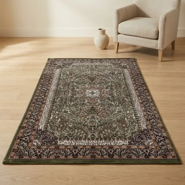 Green_Silk_Touch_Carpet_For_Living_Room_And_Bedroom_(_4_X_6_Feet_)