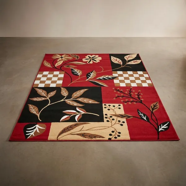 Multicolor_Handloom_Silk_Persian_Design_Washable_Carpet_For_Home_And_Decor