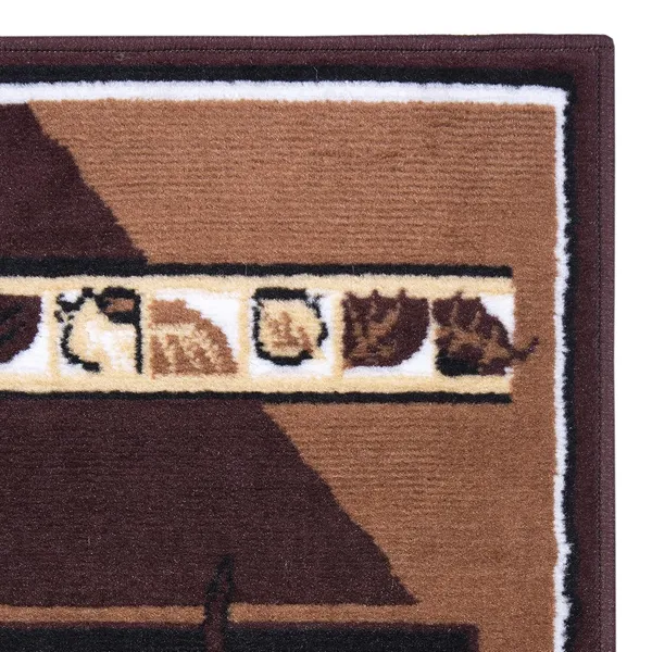 Brown_Handloom_Silk_Floral_Bedroom_Runner_For_Home_And_Decor
