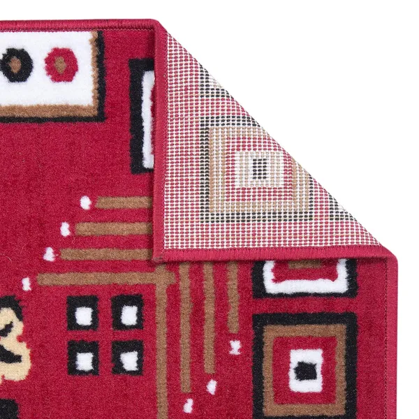 Red_Handloom_Silk_Floral_Bedroom_Runner_For_Home_And_Decor