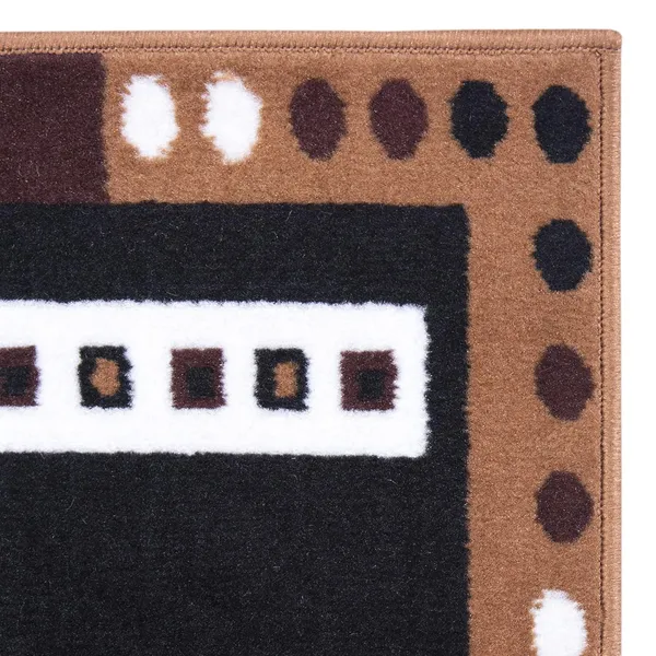 Brown_Floral_Bedroom_Runner_For_Home_And_Decor
