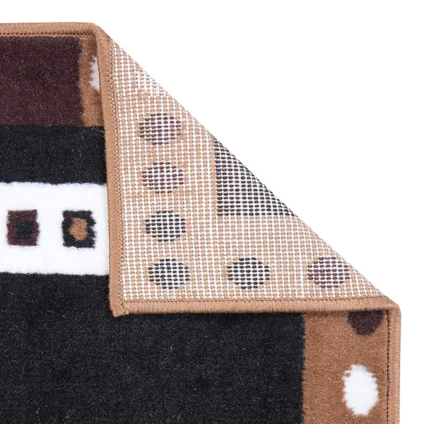 Brown_Floral_Bedroom_Runner_For_Home_And_Decor