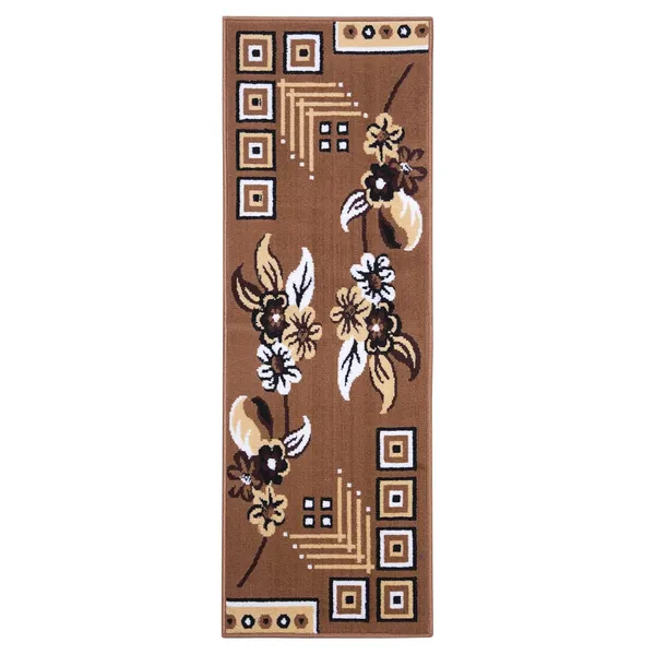 Gold_Handloom_Silk_Floral_Bed_Side_Runner_For_Home_And_Decor