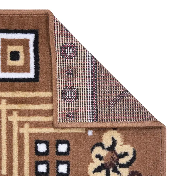 Gold_Handloom_Silk_Floral_Bed_Side_Runner_For_Home_And_Decor
