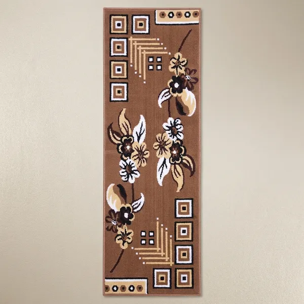 Gold_Handloom_Silk_Floral_Bed_Side_Runner_For_Home_And_Decor