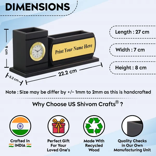 Personalised_Matt_Black_Wooden_Desk_Organizer_Mobile_Holder_For_Office_Desk_Table_Storage_Organizer_Box