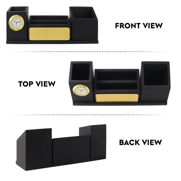 Personalised_Matt_Black_Wooden_Desk_Organizer_With_Clock_Mobile_Stand_Pen_Holder_Your_Name_Printed_For_Use_And_ize_Gift_For_Students,_Ca,_Doctors,_Advocate