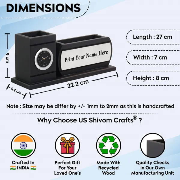 Personalised_Matt_Black_Wooden_Desk_Organizer_Mobile_Holder_For_Office_Desk_Table_Storage_Organizer_Box