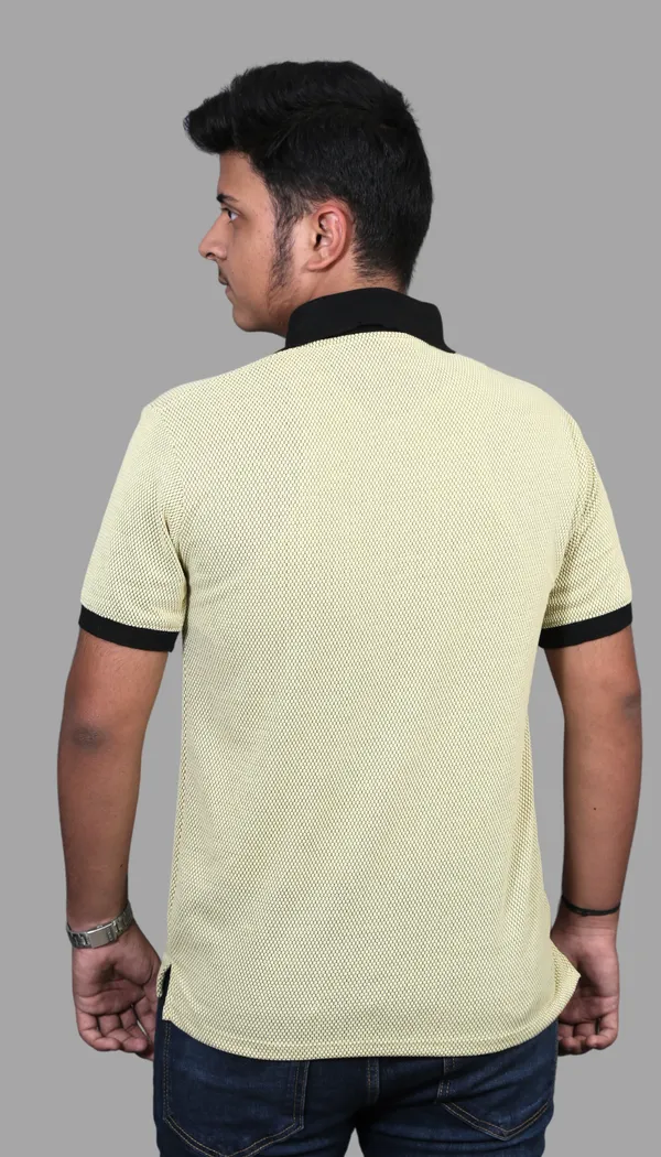 Mustard_Yellow_Cotton_Blend_Polo_Regular_Fit_Solid_Western_Wear_Casual_T-Shirt