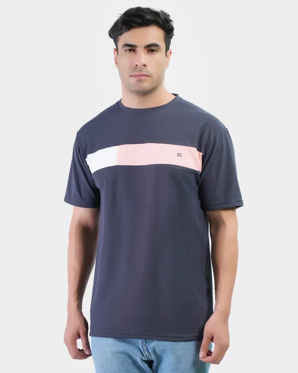 Grey_Cotton_Blend_Round_Neck_Regular_Fit_Solid_Western_Wear_Casual_T-Shirt