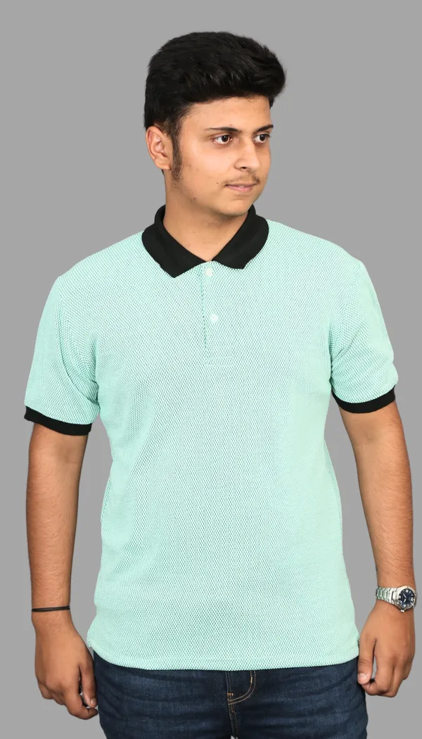 Green_Cotton_Blend_Polo_Regular_Fit_Solid_Western_Wear_Casual_T-Shirt