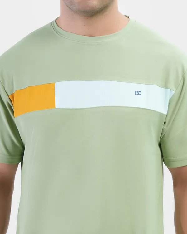 Light_Green_Cotton_Blend_Round_Neck_Regular_Fit_Solid_Western_Wear_Casual_T-Shirt