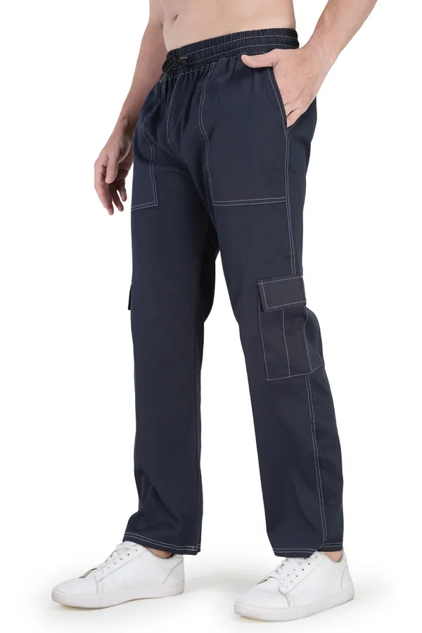 Navy_Polyester_Blend_Regular_Fit_Solid_Cargo_Western_Wear_Casual_Trackpant