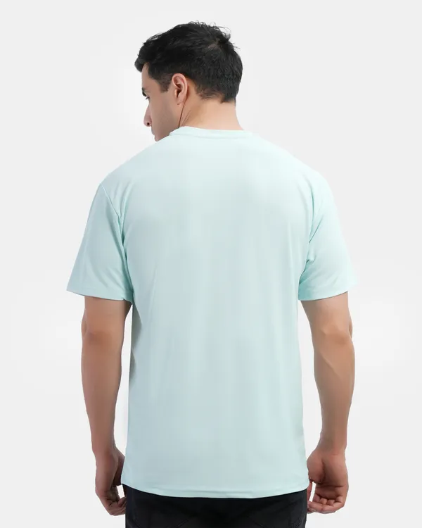 Icecool_Cotton_Blend_Round_Neck_Regular_Fit_Solid_Western_Wear_Casual_T-Shirt