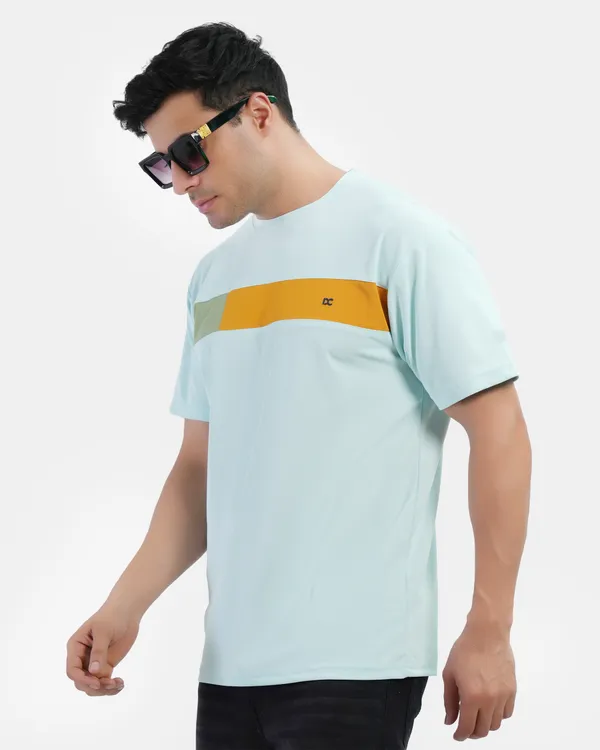 Icecool_Cotton_Blend_Round_Neck_Regular_Fit_Solid_Western_Wear_Casual_T-Shirt