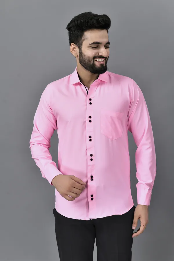 Pink_Cotton_Blend_Regular_Fit_Full_Sleeve_Solid_Hip_Length_Shirt_For_Men