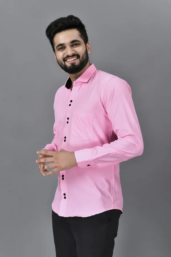 Pink_Cotton_Blend_Regular_Fit_Full_Sleeve_Solid_Hip_Length_Shirt_For_Men
