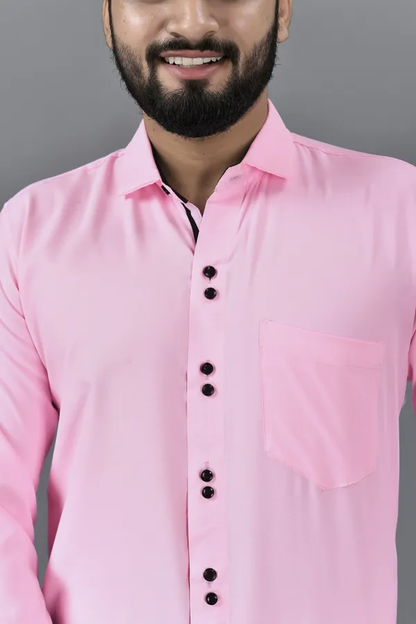 Pink_Cotton_Blend_Regular_Fit_Full_Sleeve_Solid_Hip_Length_Shirt_For_Men