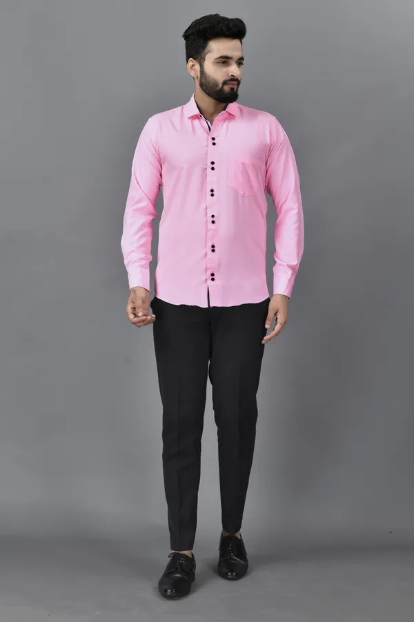 Pink_Cotton_Blend_Regular_Fit_Full_Sleeve_Solid_Hip_Length_Shirt_For_Men