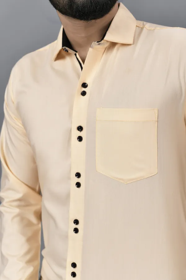 Beige_Cotton_Blend_Regular_Fit_Full_Sleeve_Solid_Hip_Length_Shirt_For_Men