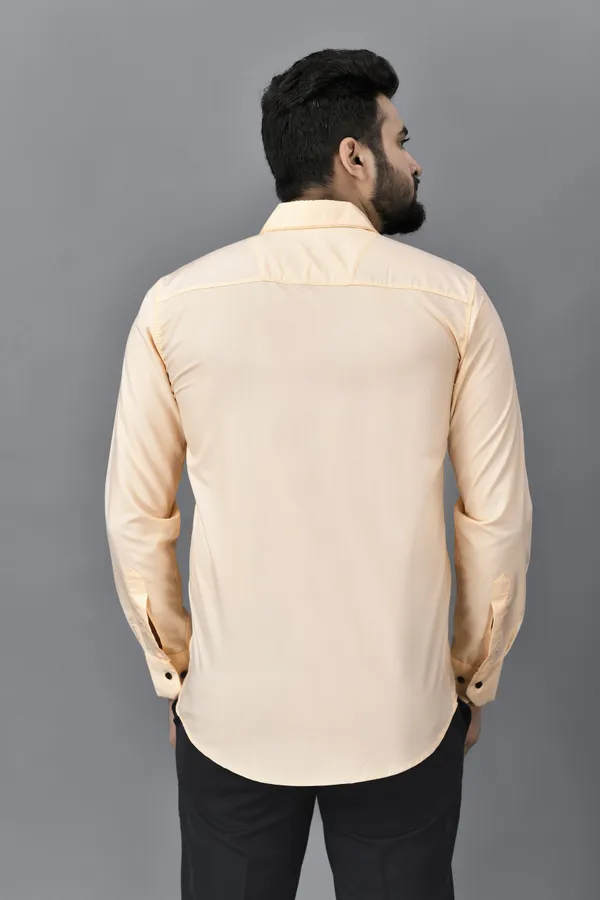 Beige_Cotton_Blend_Regular_Fit_Full_Sleeve_Solid_Hip_Length_Shirt_For_Men
