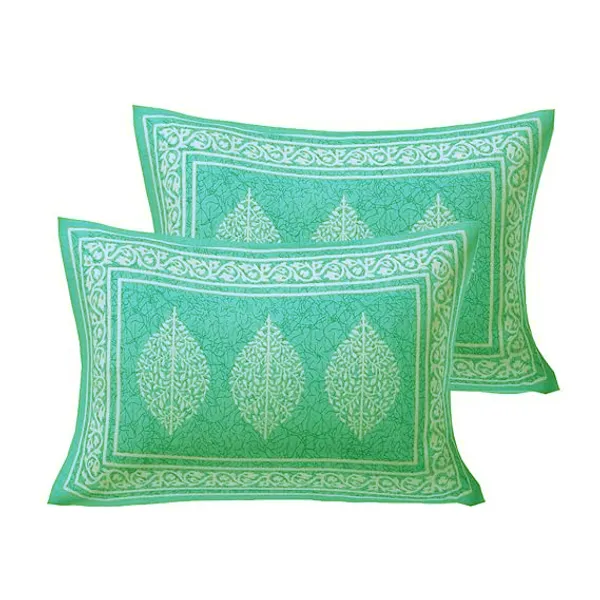Green_Queen_Size_Tapestry_Printed_With_2_Pillow_Cases_With_Thread_Count_(180)
