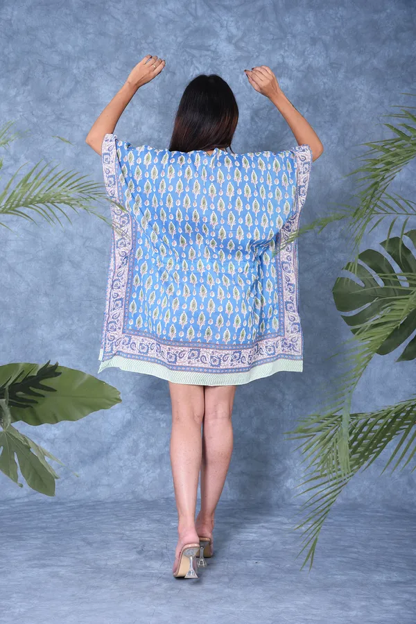 Cotton_Hand_Block_Print_Kaftan_Womens_Apparel_Fabric_Print_Swimsuit_Cover-up_Beach_Kaftan