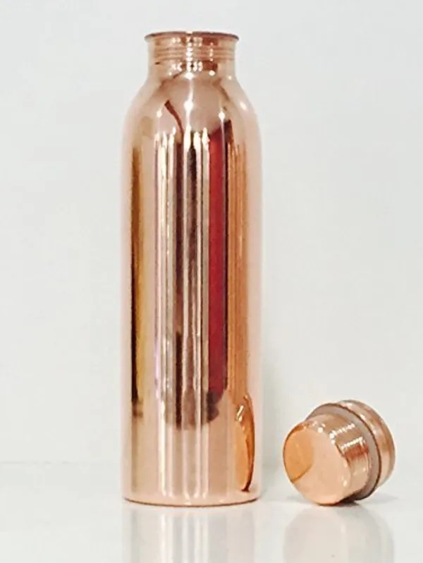 Genuine_Copper_Water_Bottle_Jointless_Leak_Proof_&_Plain_900_ML_Capacity_with_a_Coaster