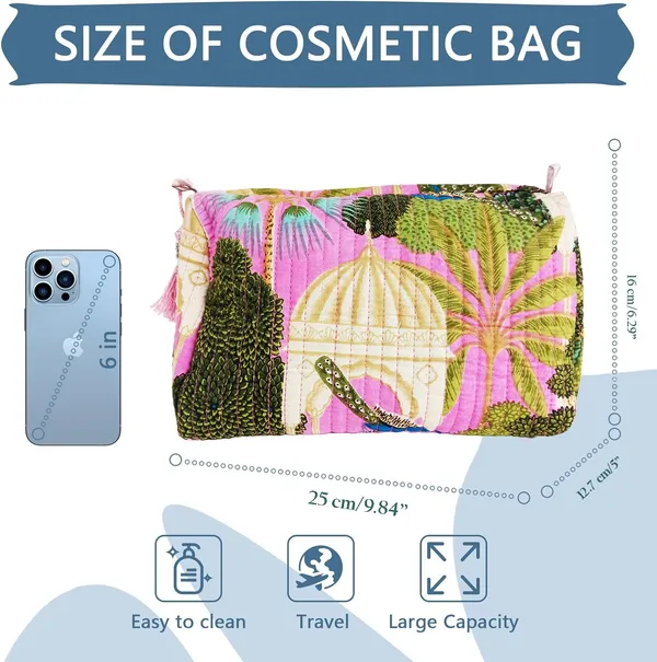 Multicolor_Cosmetic_Bags_Set,_3_Piece_Make_Up_Organizer_Bag_Storage_Bags_With_Zipper_Closure