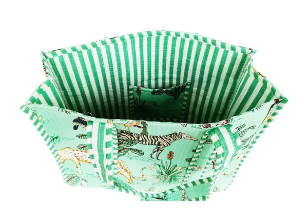 Green_Quilted_Cotton_Women_Beautiful_Printed_Grocery_Shopping_Bag