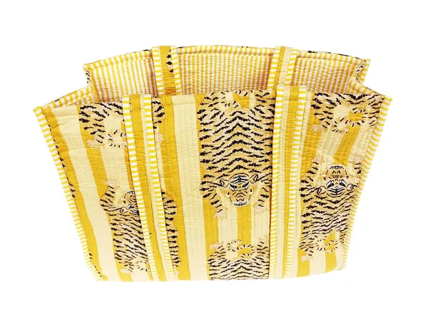 Light_Yellow_Quilted_Cotton_Women_Beautiful_Printed_Grocery_Shopping_Bag