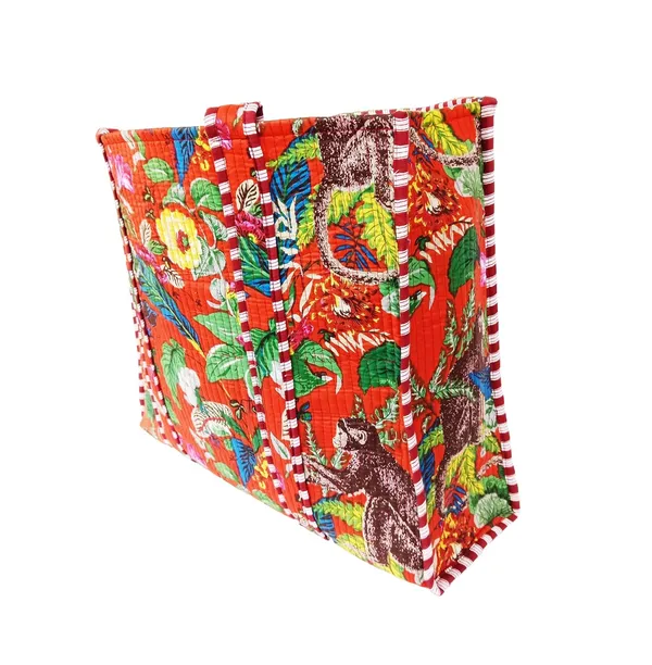 Red_Quilted_Cotton_Women_Beautiful_Printed_Grocery_Shopping_Bag