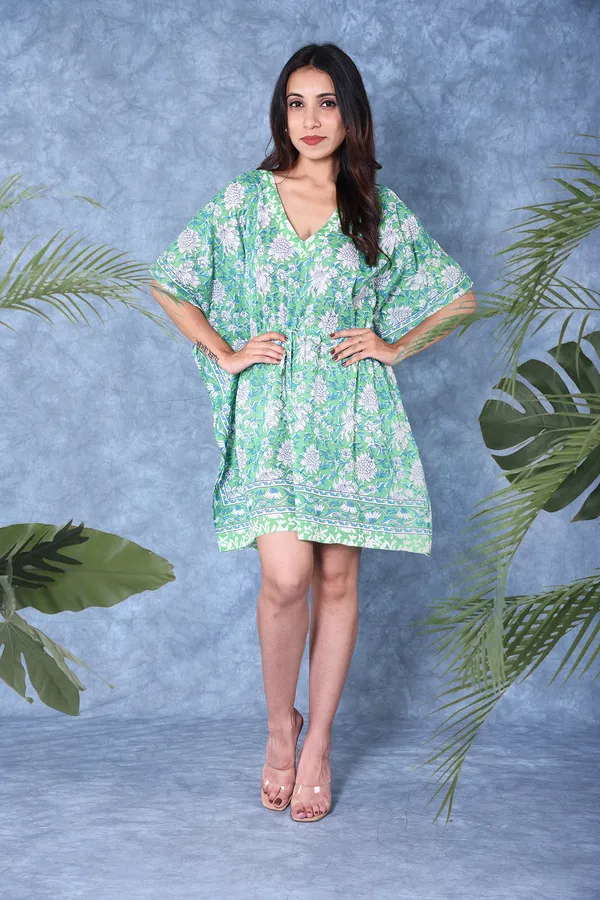 Cotton_Hand_Block_Print_Kaftan_Womens_Apparel_Fabric_Print_Swimsuit_Cover-up_Beach_Kaftan