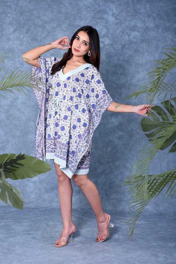 Cotton_Hand_Block_Print_Kaftan_Womens_Apparel_Fabric_Print_Swimsuit_Cover-up_Beach_Kaftan