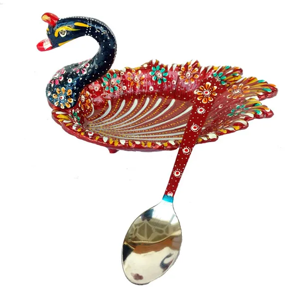 Tableware_Aluminium_Hand_Painted_Serving_Tray_Kitchen_Dinning_Breakfast_Plate_With_Multi_Uses