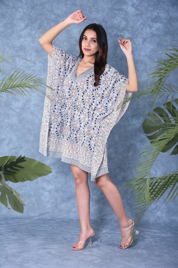 Cotton_Hand_Block_Print_Kaftan_Womens_Apparel_Fabric_Print_Swimsuit_Cover-up_Beach_Kaftan