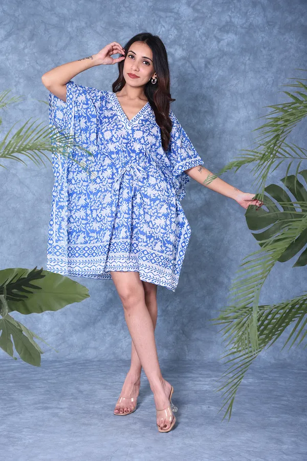 Cotton_Hand_Block_Print_Kaftan_Womens_Apparel_Fabric_Print_Swimsuit_Cover-up_Beach_Kaftan