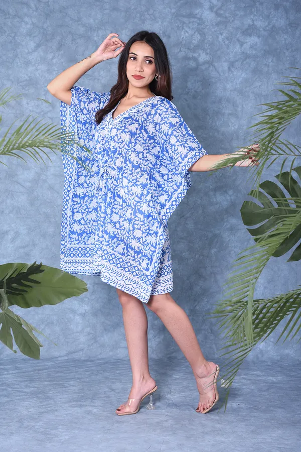 Cotton_Hand_Block_Print_Kaftan_Womens_Apparel_Fabric_Print_Swimsuit_Cover-up_Beach_Kaftan