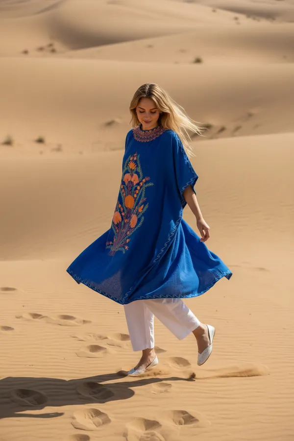 Egyptian_Blue_Summer_Cool_Crushed_Cotton_Kashmiri_Aari_Embroidery_Kaftaan