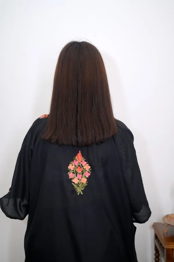 Black_Summer_Cool_Kashmiri_Aari_Embroidery_Kaftaan_Cord_Set