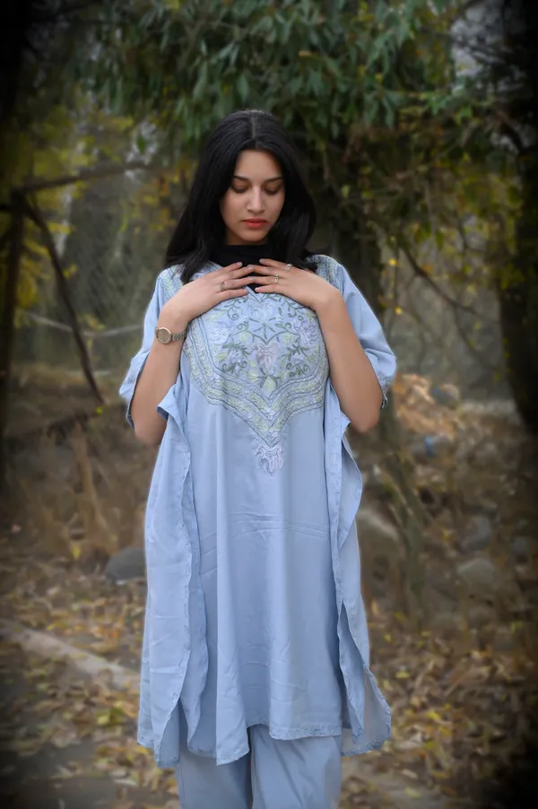 Grey-Blue__Kaftaan_Coordset